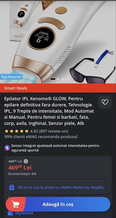 Epilator IPL Xenomo pentru epilare definitivă