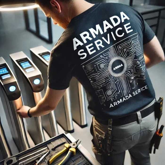 Видеобақылау, домофон, турникет, шлагбаум