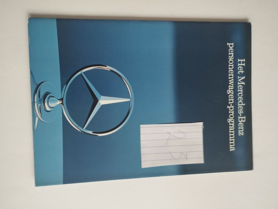 Оригинални ретро каталози и брошури за Мерцедес