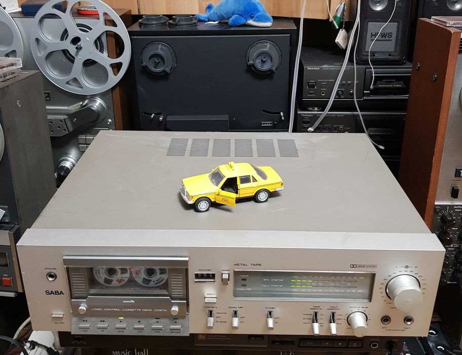 Casetofon Deck Audio Stereo Vintage SABA CD274 SILVER