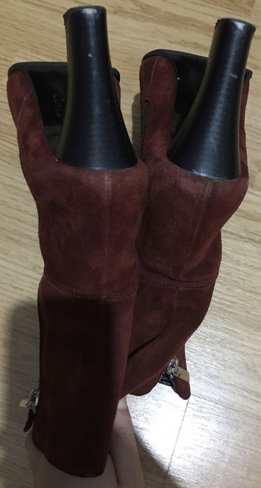 Botine mar 37 piele intoarsa