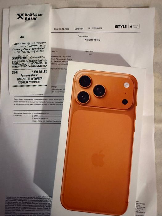 iPhone 17 Pro Max Nou În Cutie Istyle