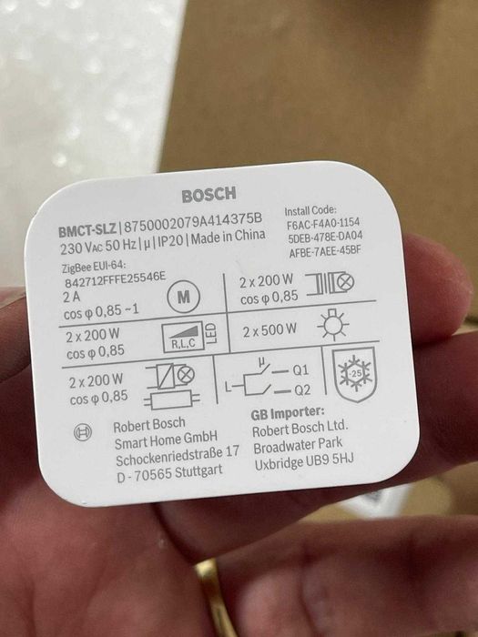 Sistem de control pentru iluminat și obloane rulante Bosch Smart Home II, comandă vocală, compatibil cu Apple Home, Google Home și Alexa
