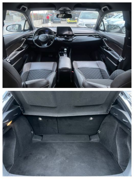 Toyota C-HR HYBRID 2018 / 1.8 hibrid 122 CP/ EURO 6/ incalzire/ piele/ distinctive/ distronic/ parcare automata/ PARC AUTO
