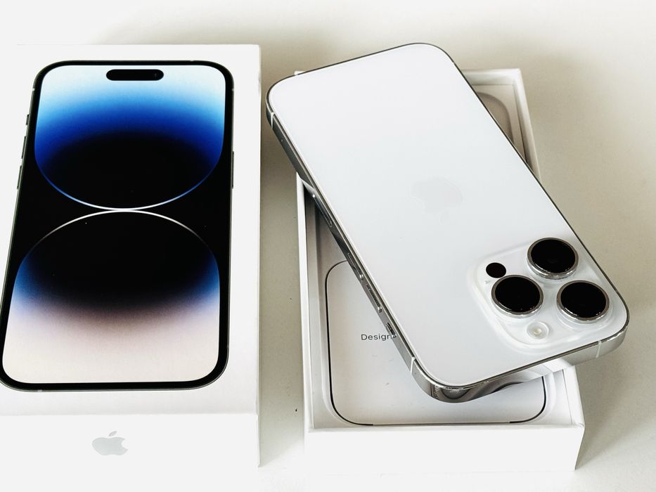 Iphone 14 Pro 128GB White 100% Батерия! Гаранция 6 месеца