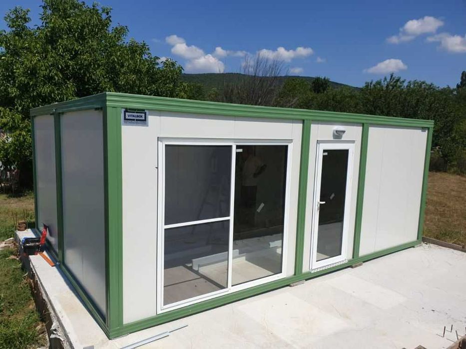 Casa Modulara, Garaje Auto si Containere din structura metalica si panou sandwich termoizolant