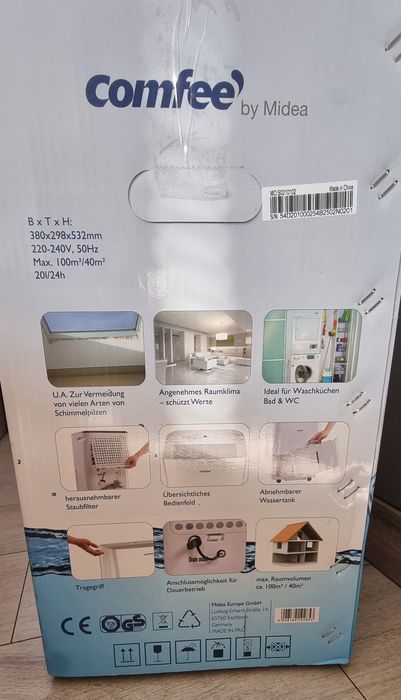 Влагоуловител Comfee 20L