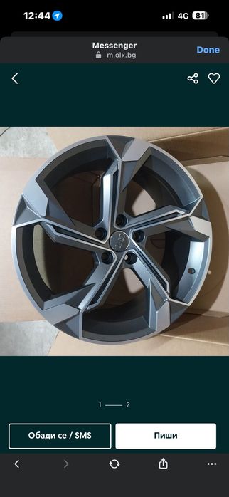 20" цола RS нови джанти за Audi  нови 5×112 Ауди a4 a6 a7 a8 Q7 Q8