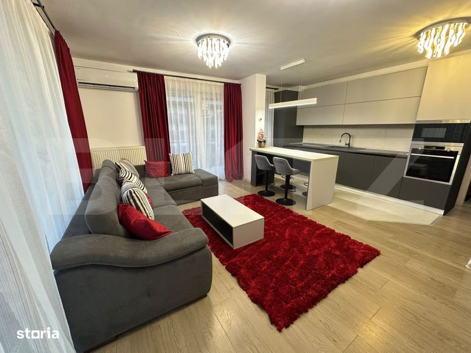 Apartament cu 3 camere, parcare, terasa, mobilat lux, Grand Park Resid — fotografia 1