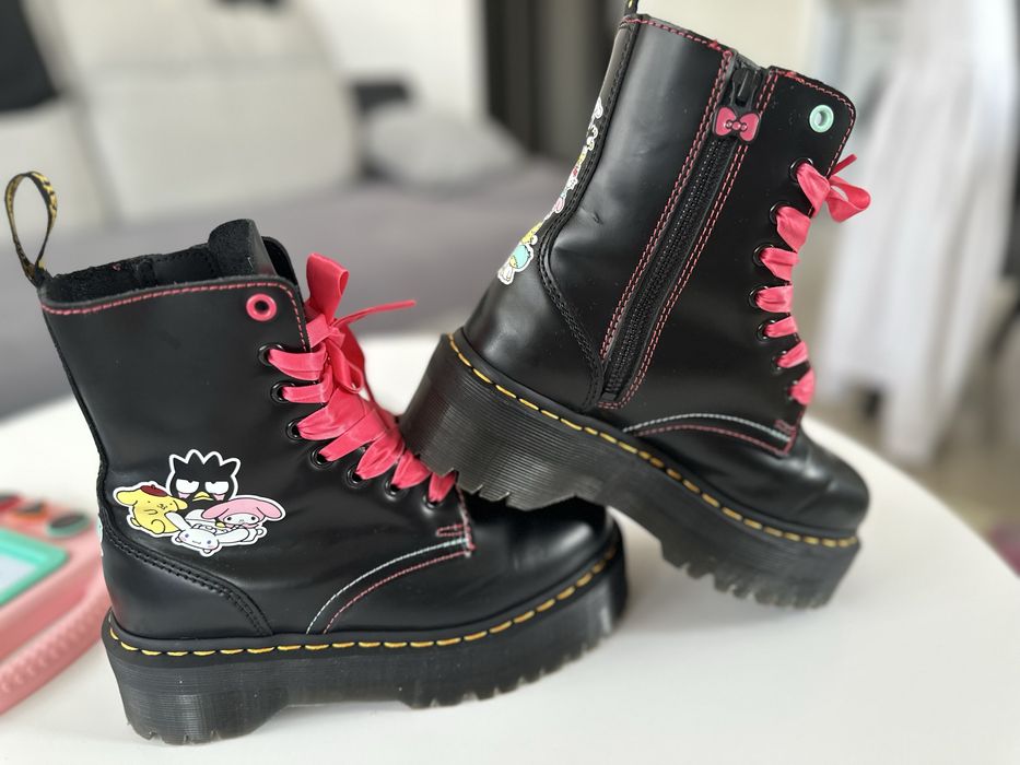 Dr Martens Jadon Hello Kitty Women's Platform Boots