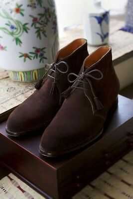 Ghete lace up chukka 43 39 40 Old Signature NOI piele naturala suede