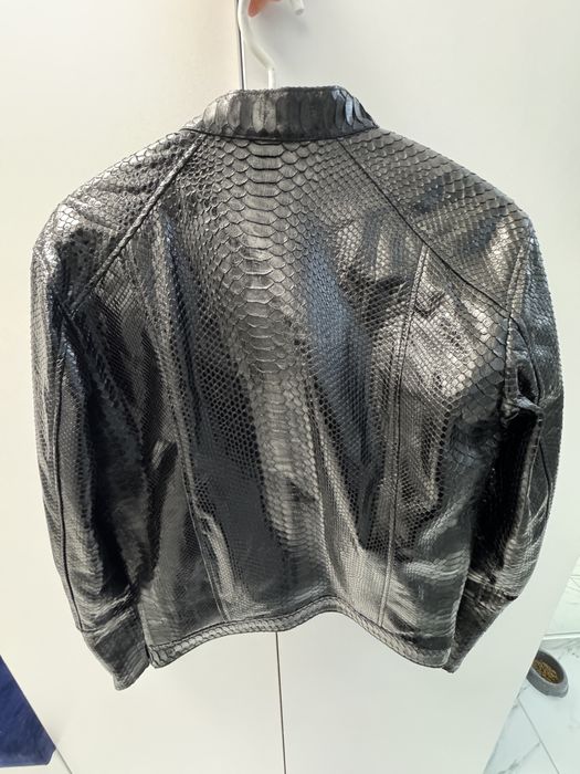 Jacheta piele piton