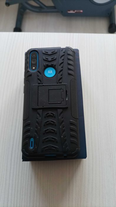 Motorola Moto E7 Power 64GB/4GB RAM blue подарък часовник