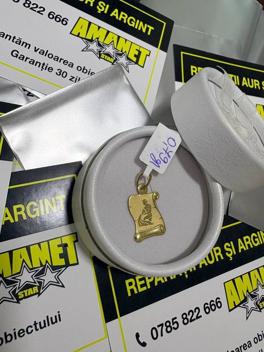 Pandantiv aur 14k  0,79 Gr (ctg)
