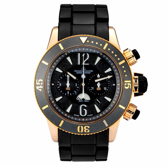 Jaeger LeCoultre Master Compressor Diving Chronograph GMT Navy Seals 46mm Q1782470 Rose Gold