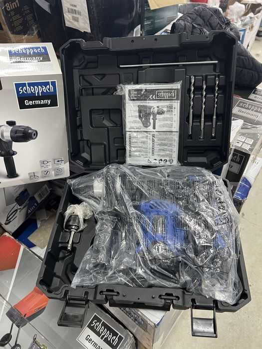 Перфоратор Scheppach DH1500+7J/Къртач 20J  AB1500x -SDS-Max 20J 1300W
