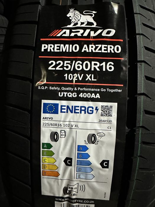 Нови Летни Гуми Arivo Premio Arzero 225/60R16 102V XL Нов DOT 2256016