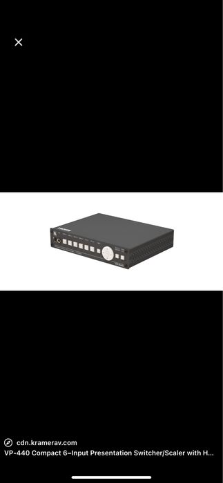 Kramer VP-440 устройство