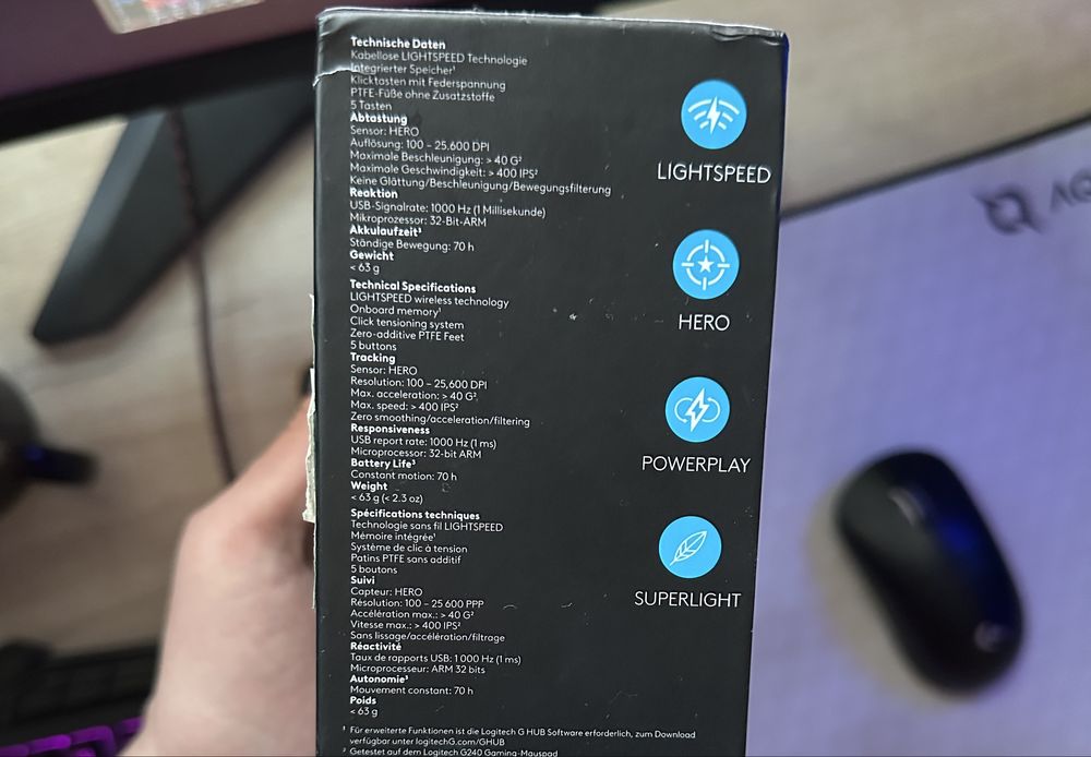 logitech pro x SUPERLIGHT