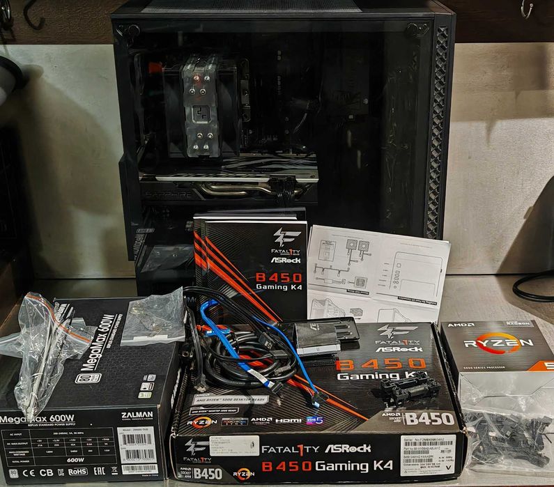 PC * Ryzen 5600G, 16GB, Saphire RX580 4G,  1TB NVME+480GB, ASRock B450