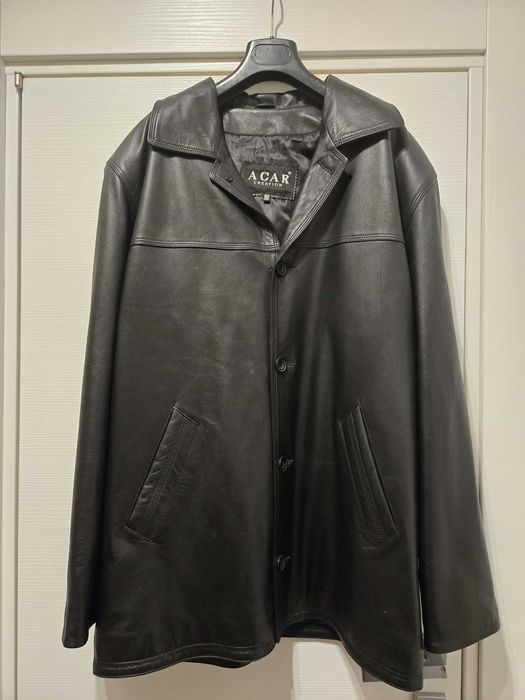 Geaca, haina, parpalac, jacheta piele naturala barbati marimea 50