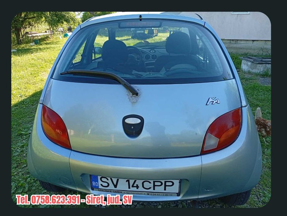 Vând mașina Ford Ka 1.3 benzină, an 2006, înmatriculată, ITP valabil până în decembrie 2026, funcțională, ideală pentru oraș începători, preț 850 euro