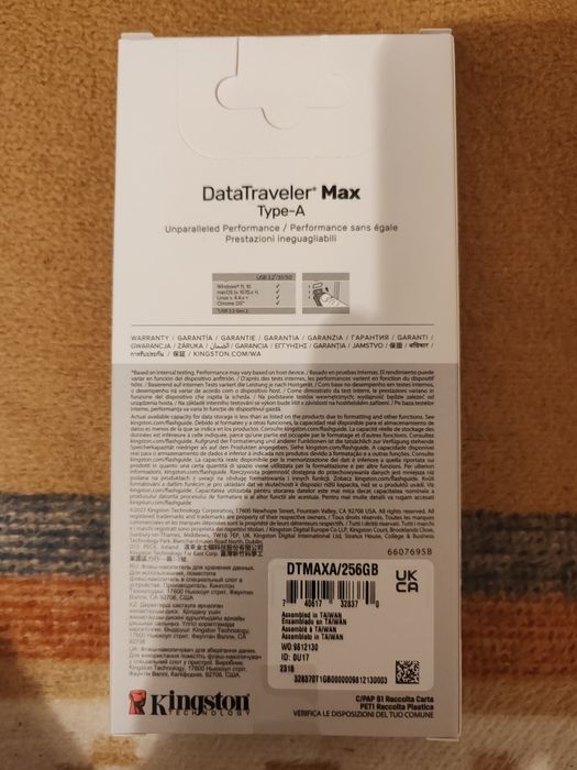 Memorie usb Kingston datatraveler Max 256 GB usb a