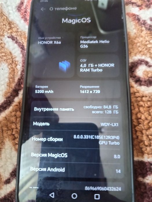 Продам телефон HONOR