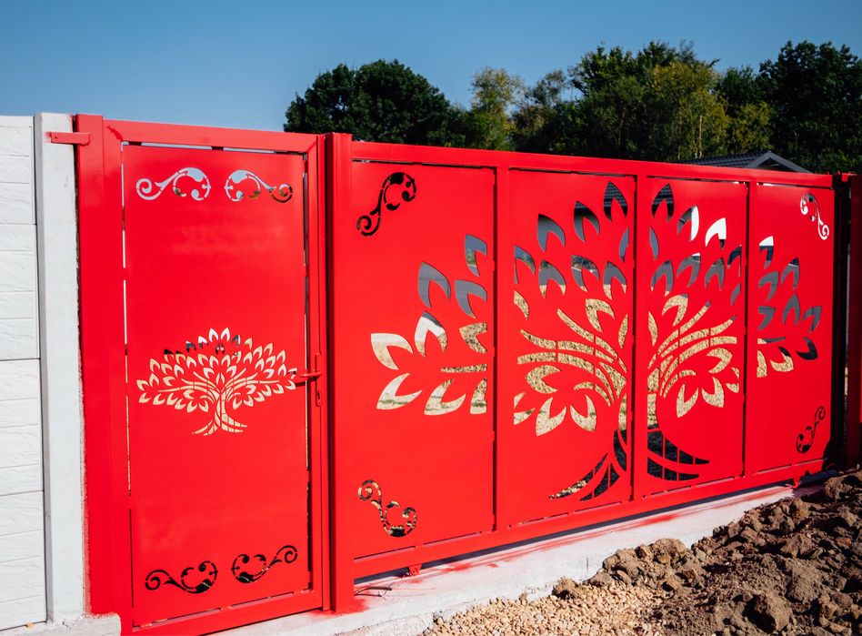 Garduri/Porti/Balustrade metalice din Tabla Decupata cu Plasma CNC