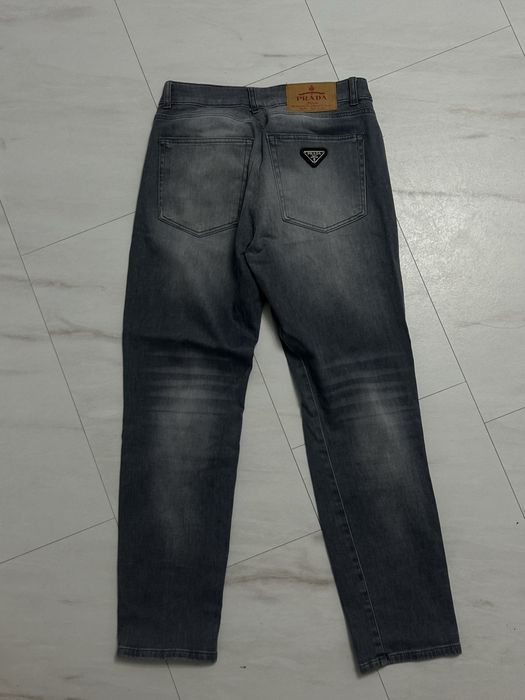 Blugi prada gri marime fit 44
