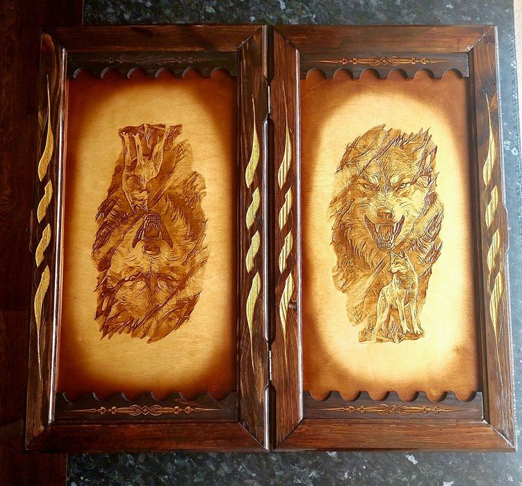 Продам нарды "Волки"