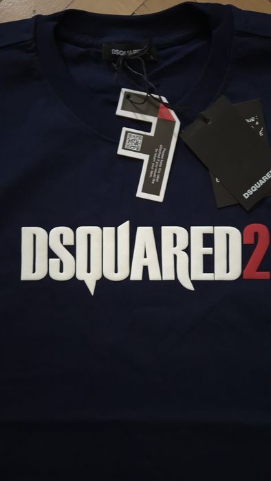 НАМАЛЕНИЕ! Оригинална мъжка тениска Dsquared. -  Размер Л - ЧИСТО НОВА