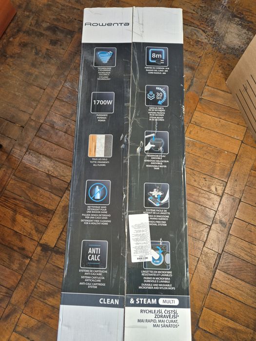 Rowenta Clean and Steam Multi – Aspirator si mop cu abur 3 in 1