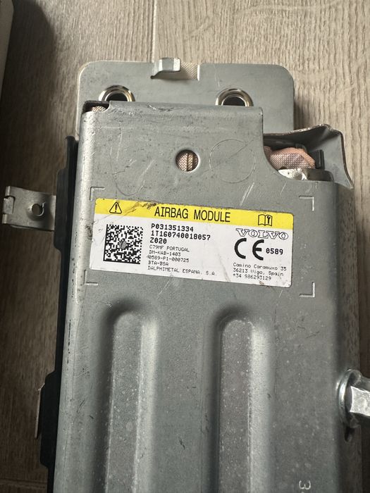 Airbag еърбег Volvo XC60 XC90 S90 S60 V90 въздушна възглавница