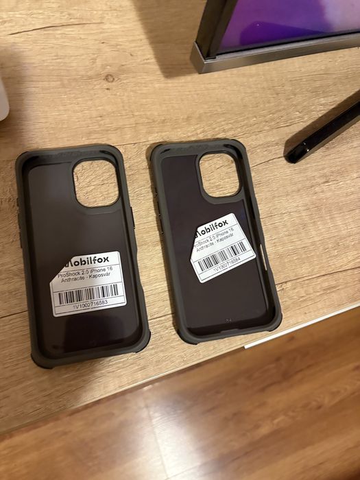 Vand 2 huse  iphone 16 mobil fox Proshock noi