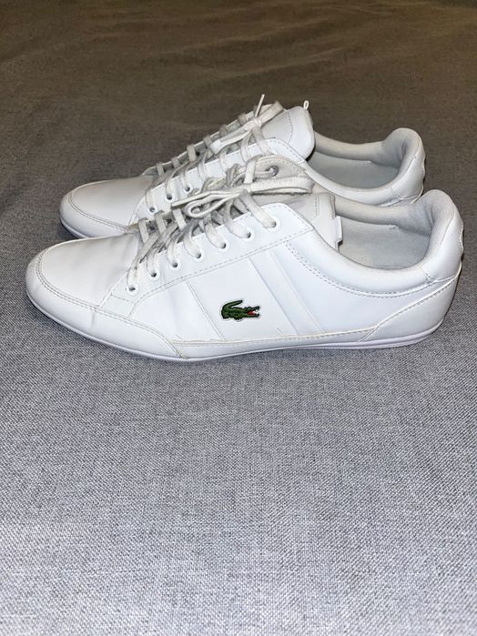 Бели маратонки Lacoste, размер 43 – Много добро състояние