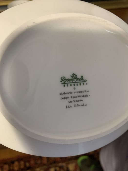 Serviciu mic dejun rosenthall anul 1962 design Tapio Wirkkala