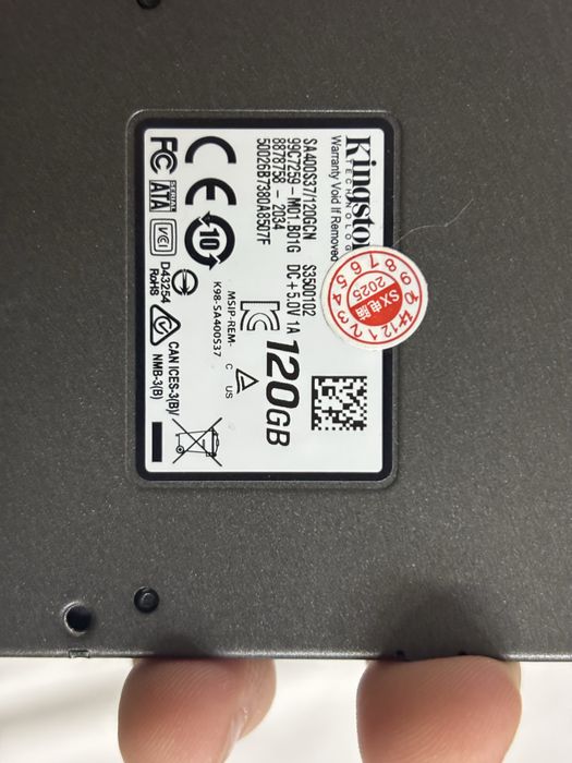 Продам ssd kingston 120Gb (ссд диск)