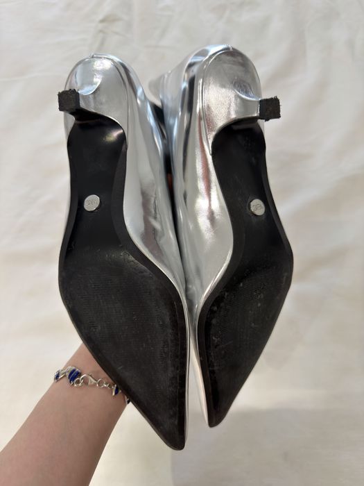 Zara limited кожаные сапожки