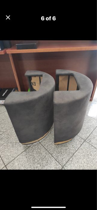 Кръгло канапе на колела  правено по поръчка