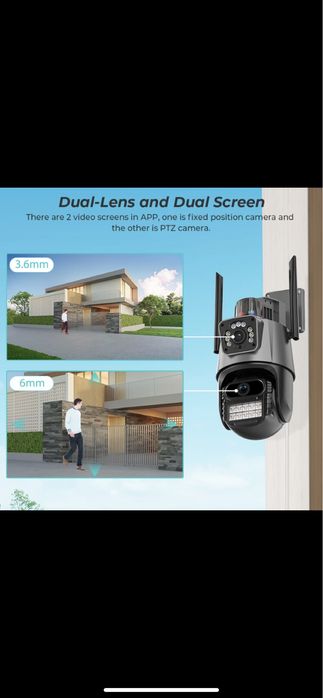 Camera 8mp supraveghere externa prin Wireless sau pe fir