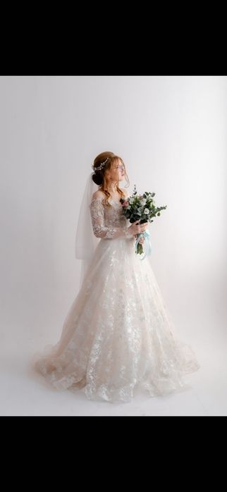 Свадебное платье, размер [44-46]