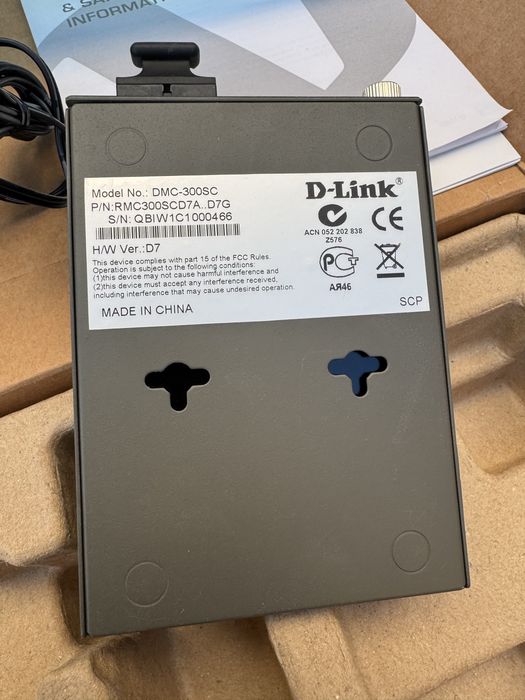 D-Link DMC-300SC медиаконвертер оптоволокно