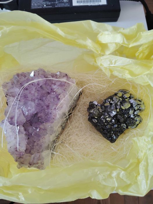 Декорация кутия минерали ( аметист