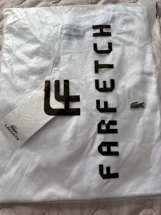 Бяла тениска Lacoste L
