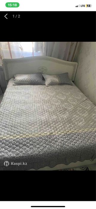 Спальный диван 2 адамдық, камодымен бірге сатылады . Егер алам десеңіз