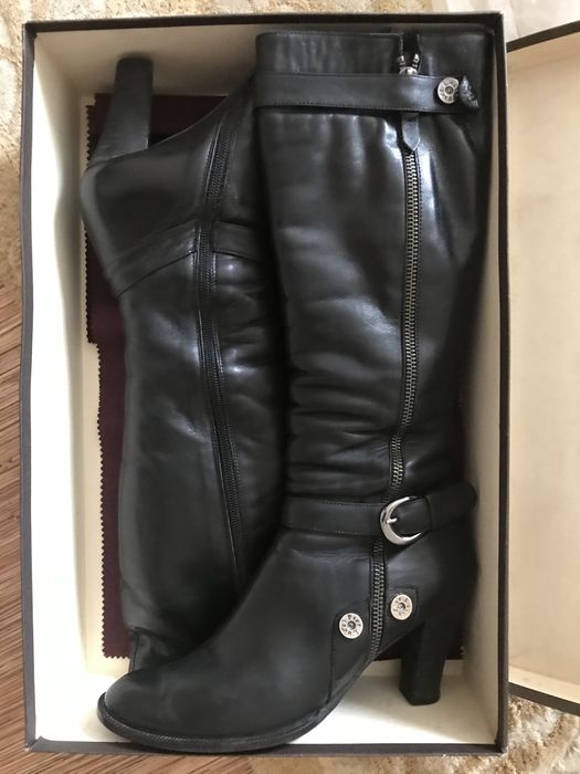 Кожаные сапоги Турция!