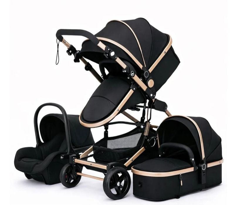 Carucior multifunctional pliabil pentru copii 3 in 1 diverse culori