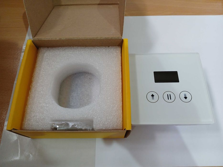 Intrerupător smart WiFi Allevoi CS02 pentru jaluzele, ecran procentaj