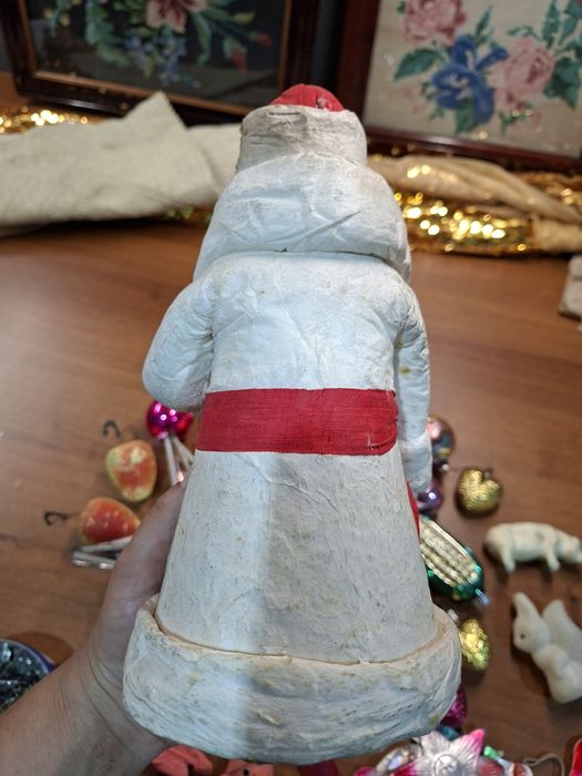 Новогодние игрушки, дед мороз советский